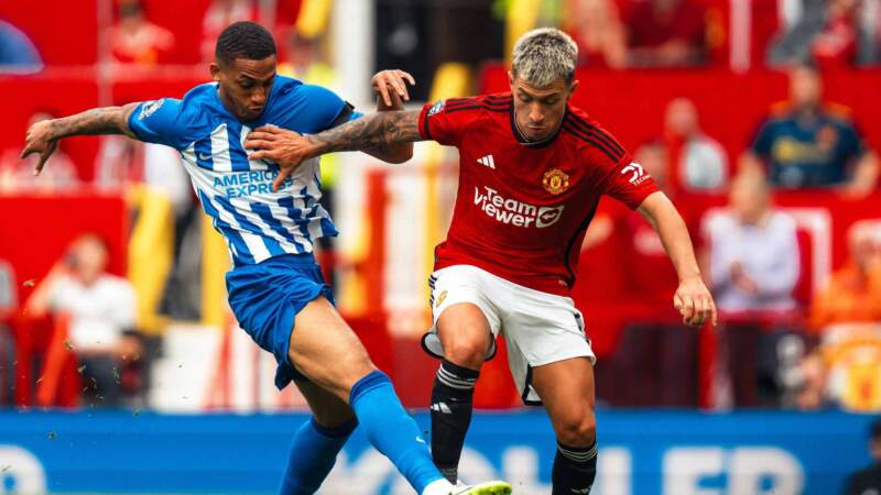 Brighton & Hove Albion F.C. vs Manchester United F.C. Timeline